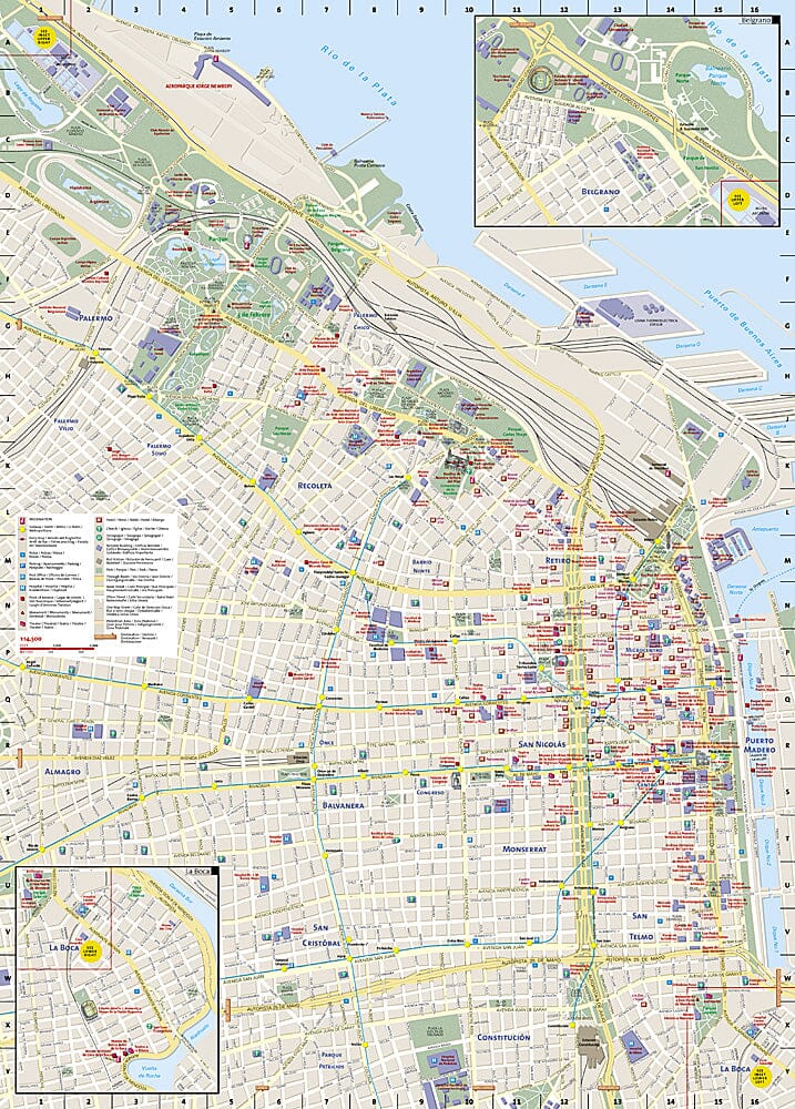 Buenos Aires - Carte de destination et guide de l'Argentine | National Geographic Maps carte pliée National Geographic 