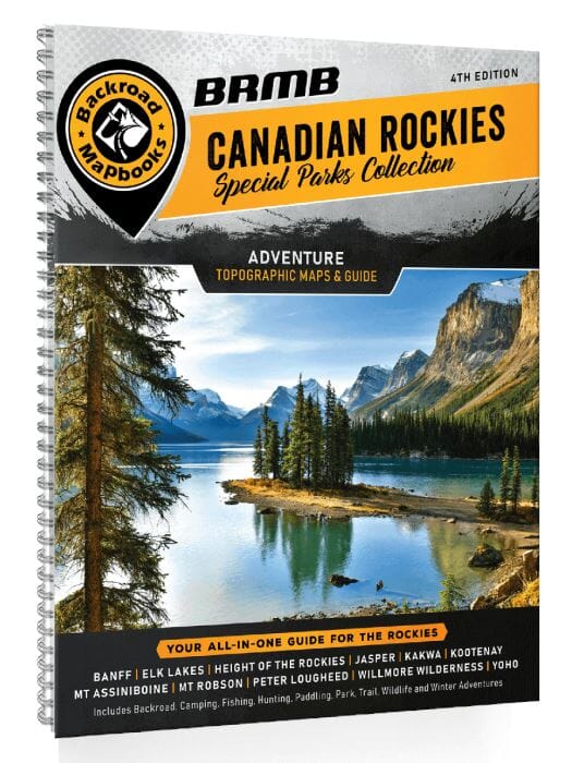 Canadian Rockies BC AB MapBook | Backroads Mapbooks atlas 