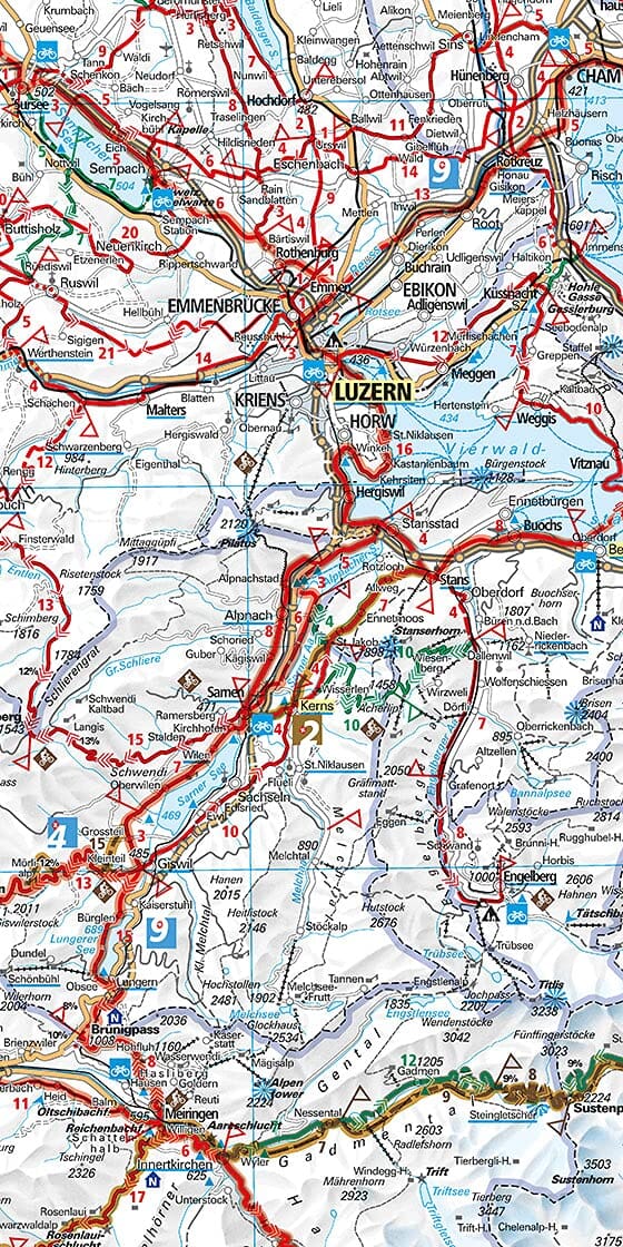 Carte cycliste suisse shop