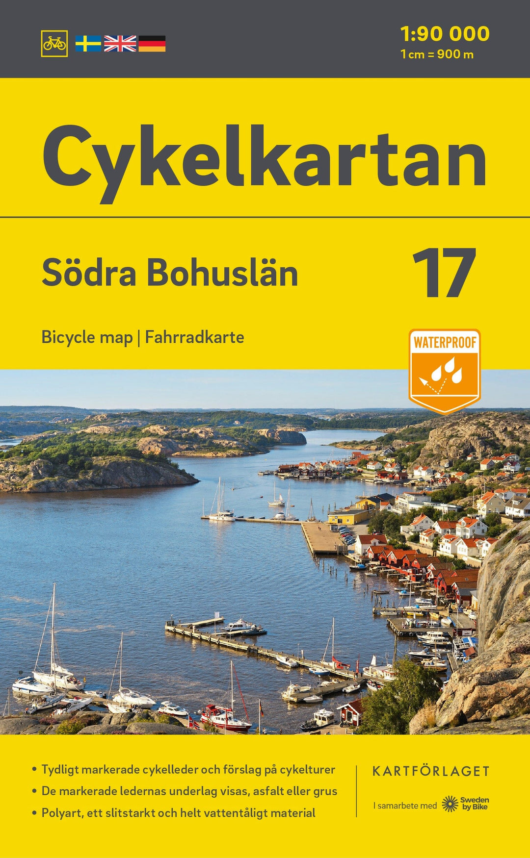 Carte cycliste n° 17 - Bohuslän Sud (Suède) | Norstedts carte pliée Norstedts 