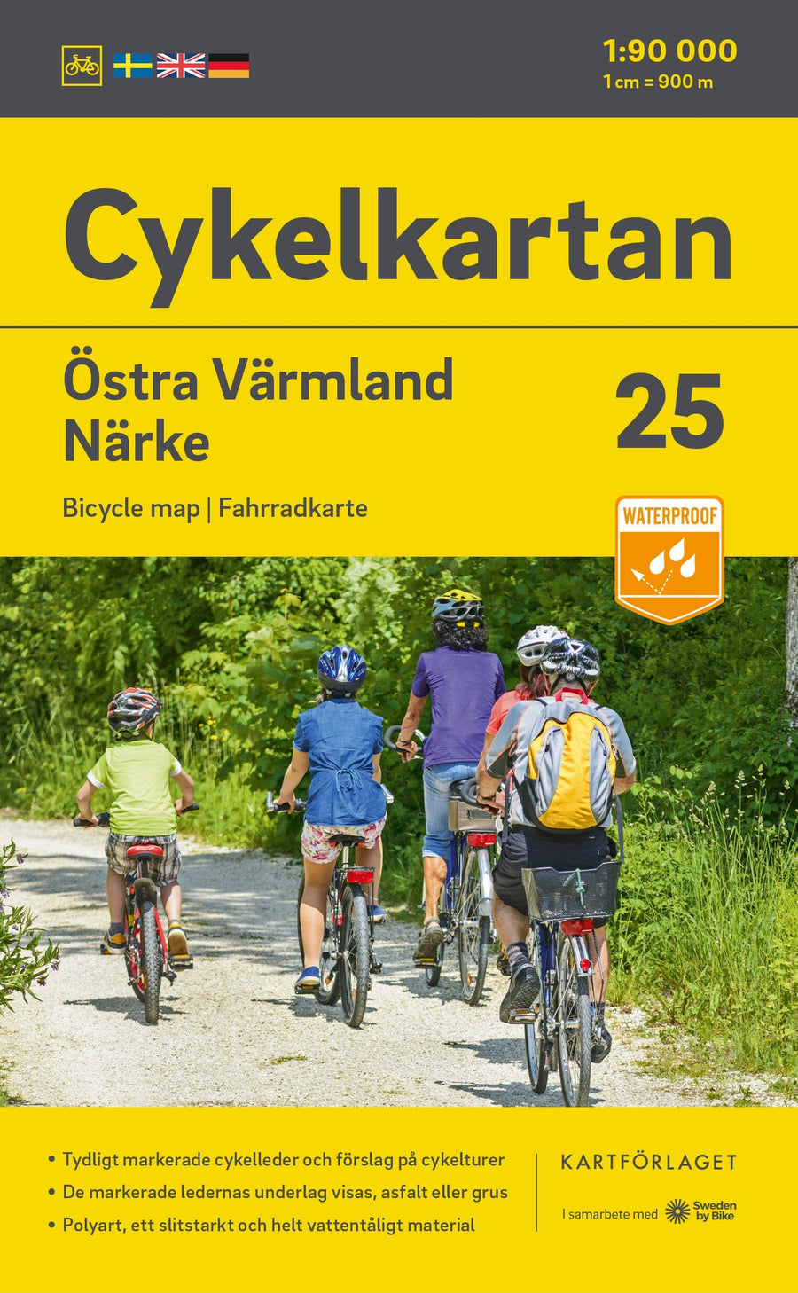 Carte cycliste n° 25 - Värmland Est/Närke (Suède) | Norstedts carte pliée Norstedts 