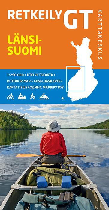 Carte cycliste n° 3 - Länsi-Suomi, Finlande Ouest | Karttakeskus carte pliée Karttakeskus 