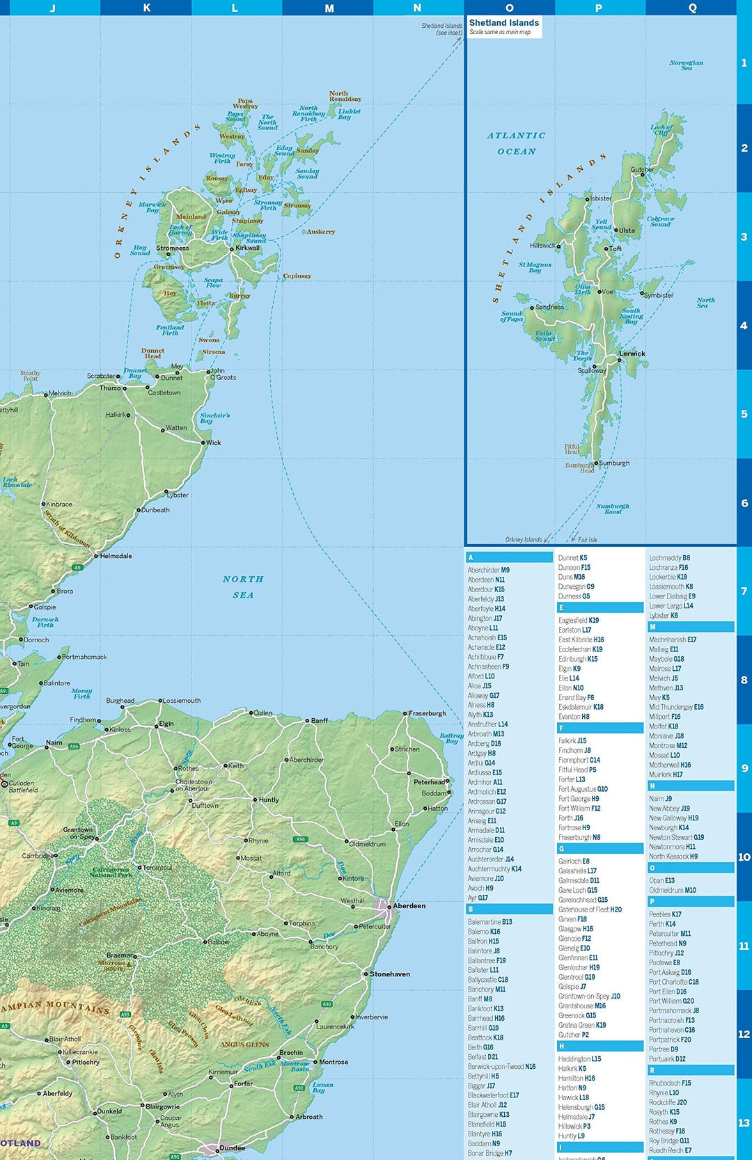 Carte de planification (en anglais) - Scotland | Lonely Planet carte pliée Lonely Planet 