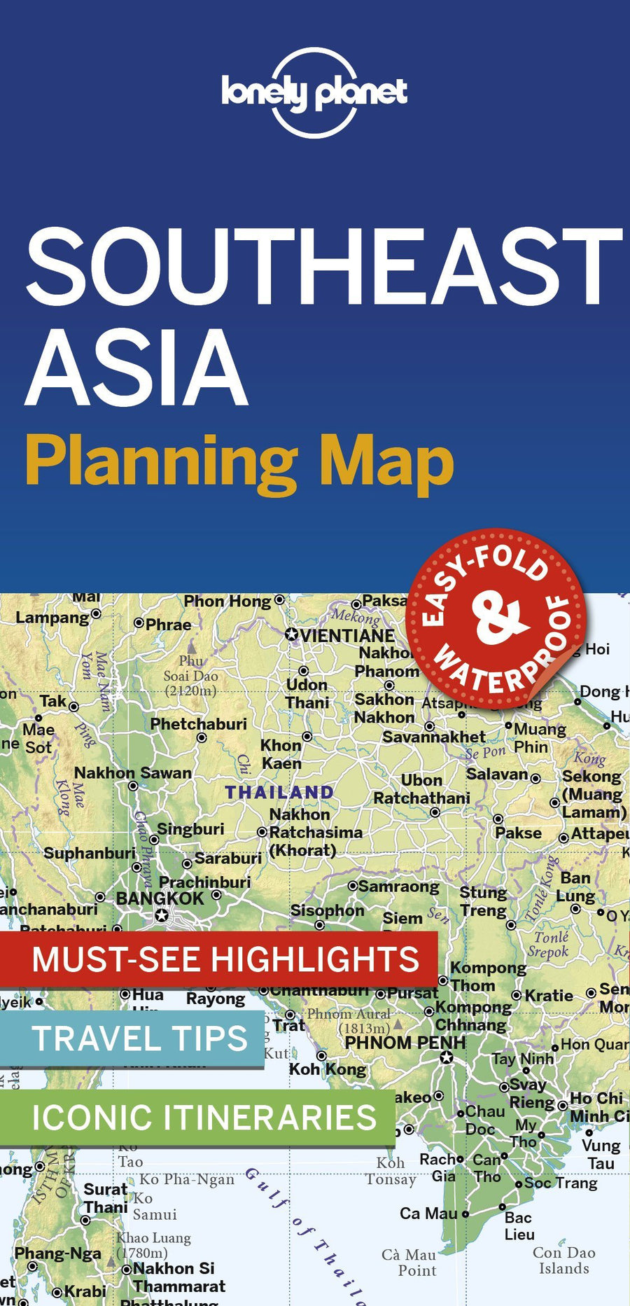 Carte de planification (en anglais) - Southeast Asia | Lonely Planet carte pliée Lonely Planet 