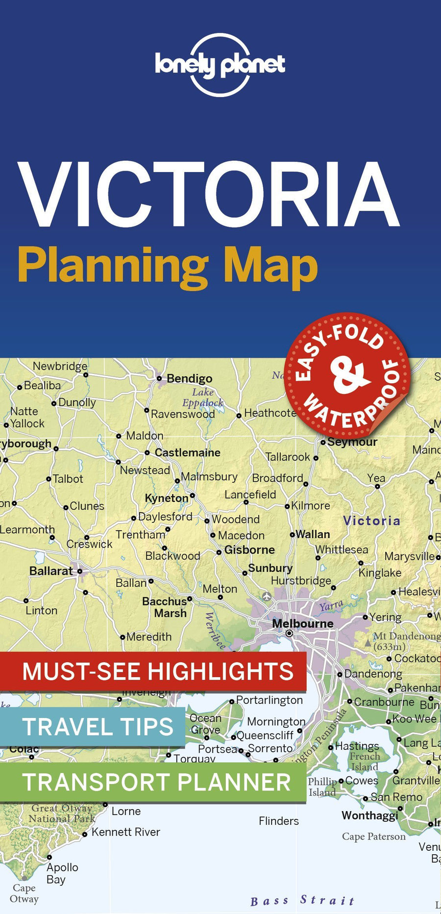 Carte de planification (en anglais) - Victoria (Australie) | Lonely Planet carte pliée Lonely Planet 
