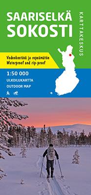 Carte de plein air n° 17 - Saariselkä Sokosti (Finlande) | Karttakeskus carte pliée Karttakeskus 