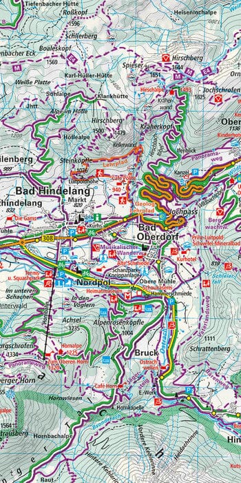 Carte de plein air n° WK.01 - Oberstorf, Kleinwalsertal FMS (Allemagne) | Kümmerly & Frey carte pliée Kümmerly & Frey 