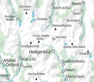 Carte de plein air n° WK.13 - Grossglockner FMS (Autriche) | Kümmerly & Frey carte pliée Kümmerly & Frey 