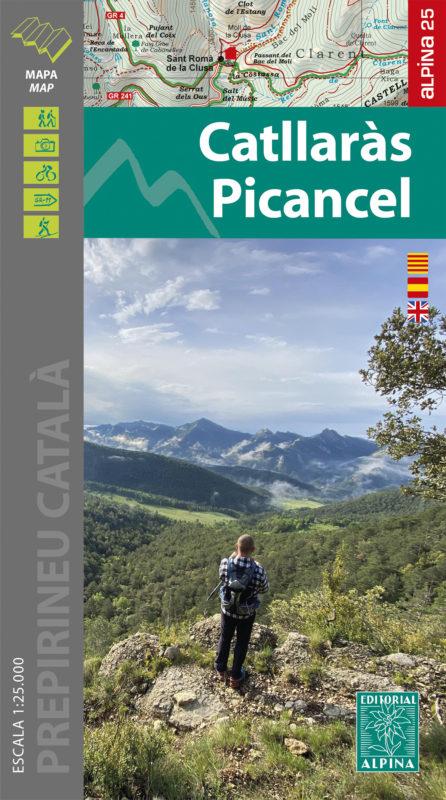 Carte de randonnée - Catllaras, Picancel (Pyrénées catalanes) | Alpina carte pliée Editorial Alpina 