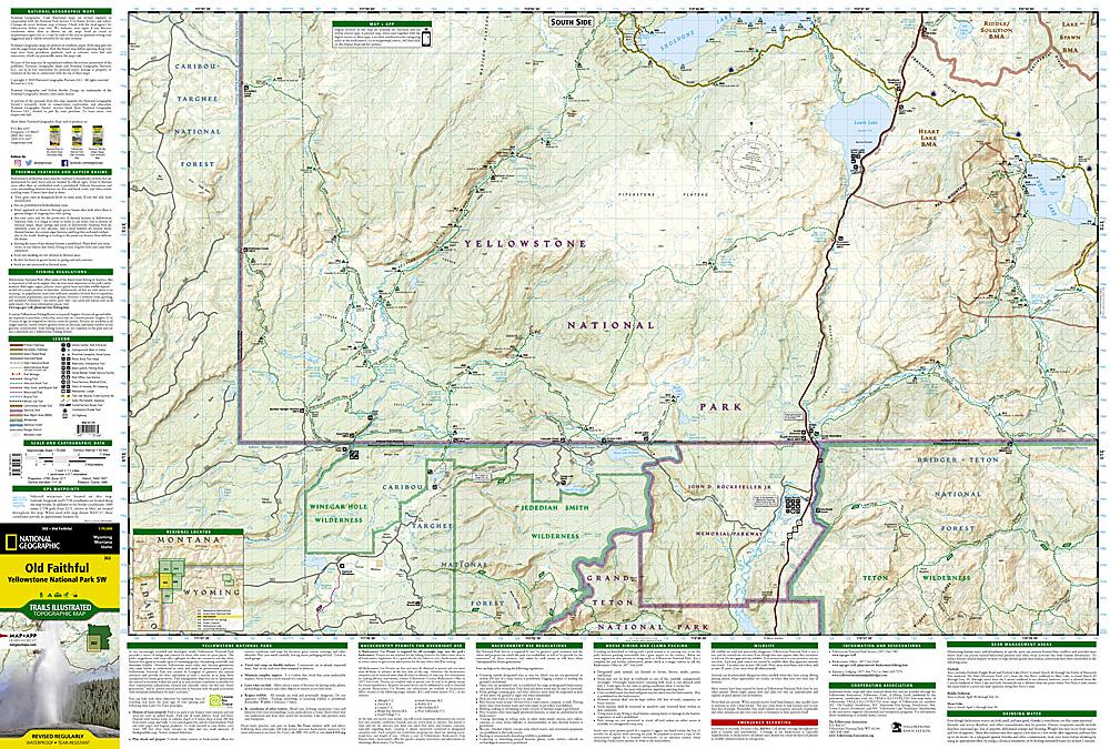 Old faithful trail map best sale