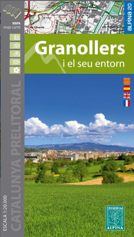 Carte de randonnée - Granollers et ses environs | Alpina carte pliée Editorial Alpina 