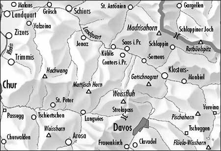 Carte de randonnée imperméable n° 248T - Prättigau, Schanfigg, Landschaft Davos (Suisse) | Swisstopo - Excursions au 1/50 000 carte pliée Swisstopo 