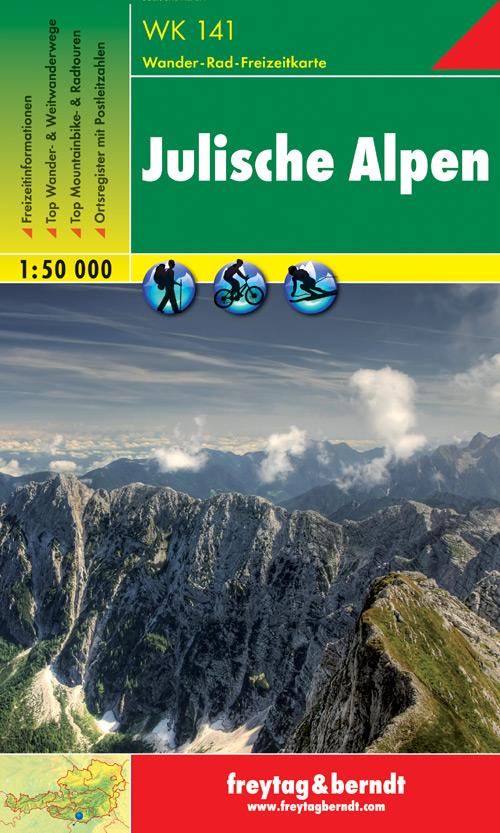 Carte de randonnée - Julische Alpen (Alpes Juliennes, Italie), n° WK141SL | Freytag & Berndt carte pliée Freytag & Berndt 