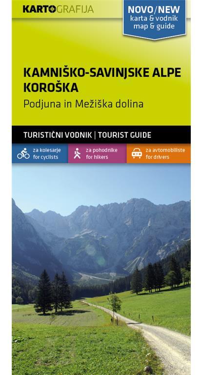 Carte de randonnée - Kamnik, Savinja Alpes (Slovénie) | Kartografija carte pliée Kartografija 