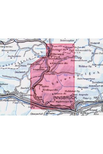 Carte de randonnée - Karwendelgebirge Ouest , n° 05/1 (Alpes autrichiennes) | Alpenverein carte pliée Alpenverein 