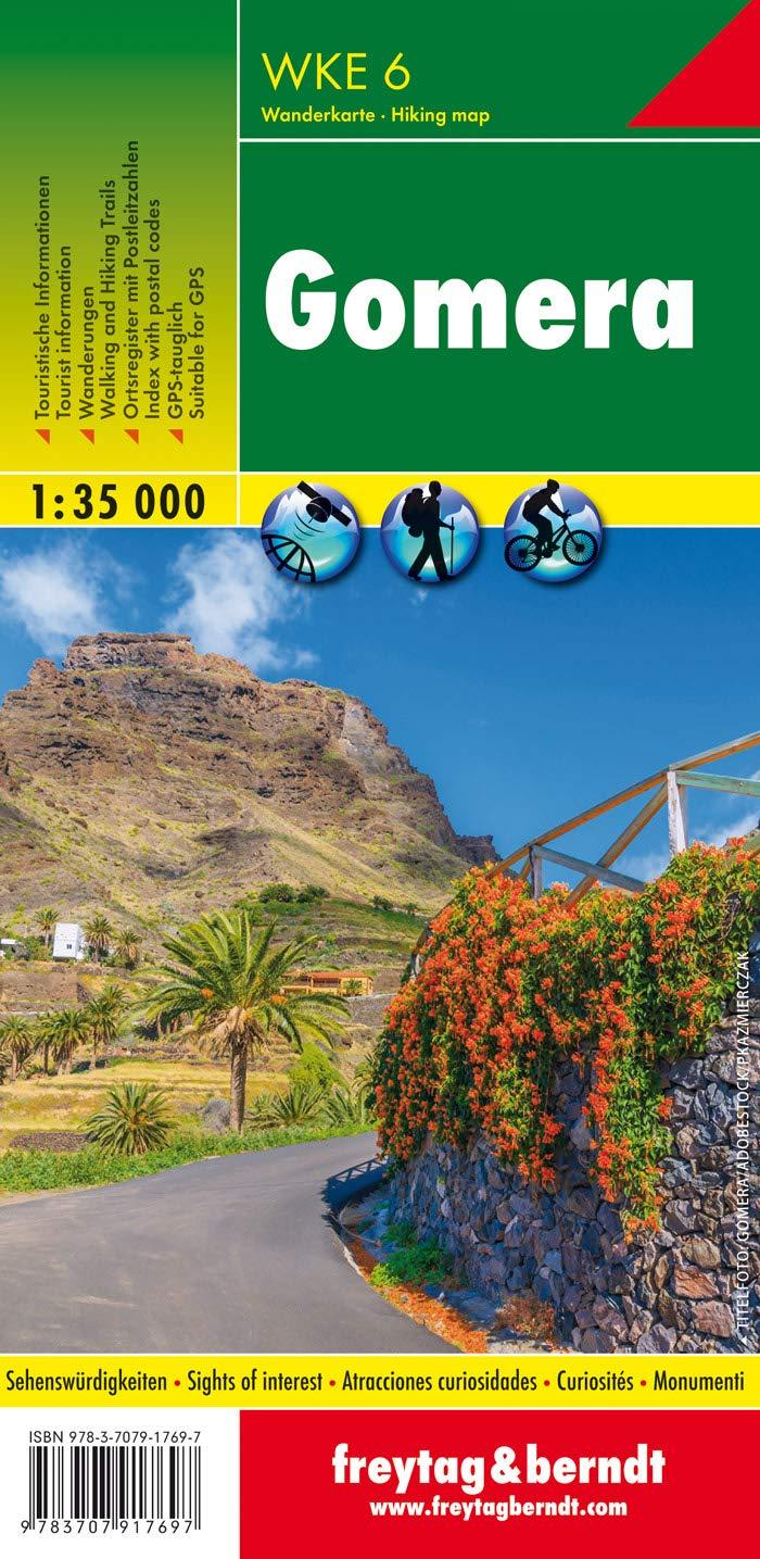 Carte de randonnée - La Gomera, n° WKE6 | Freytag & Berndt carte pliée Freytag & Berndt 