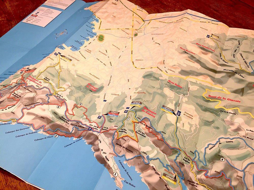Carte de randonnée - Les Calanques : découverte & randonnée | VTOPO carte pliée VTOPO 