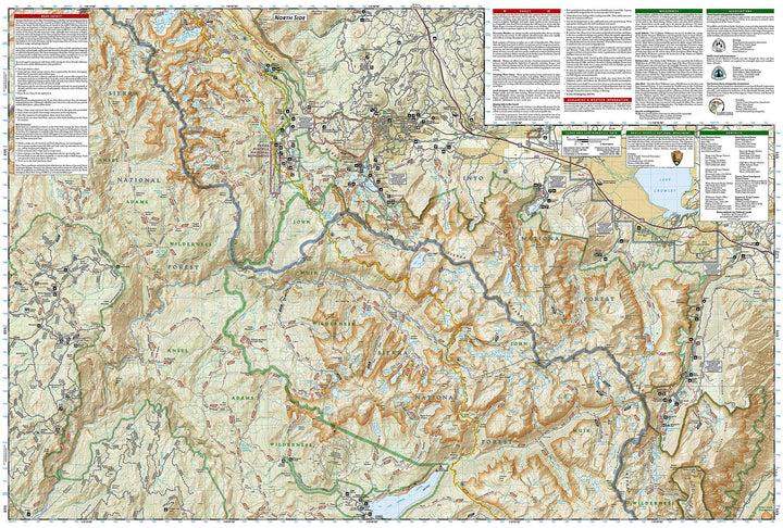 Carte de randonnée - Mammoth Lakes - Mono Divide (Californie), n° 809 | National Geographic carte pliée National Geographic 