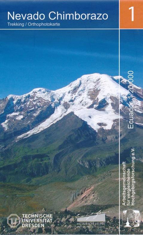 Carte de randonnée - Mont Chimborazo (Equateur) carte pliée Nelles Verlag 