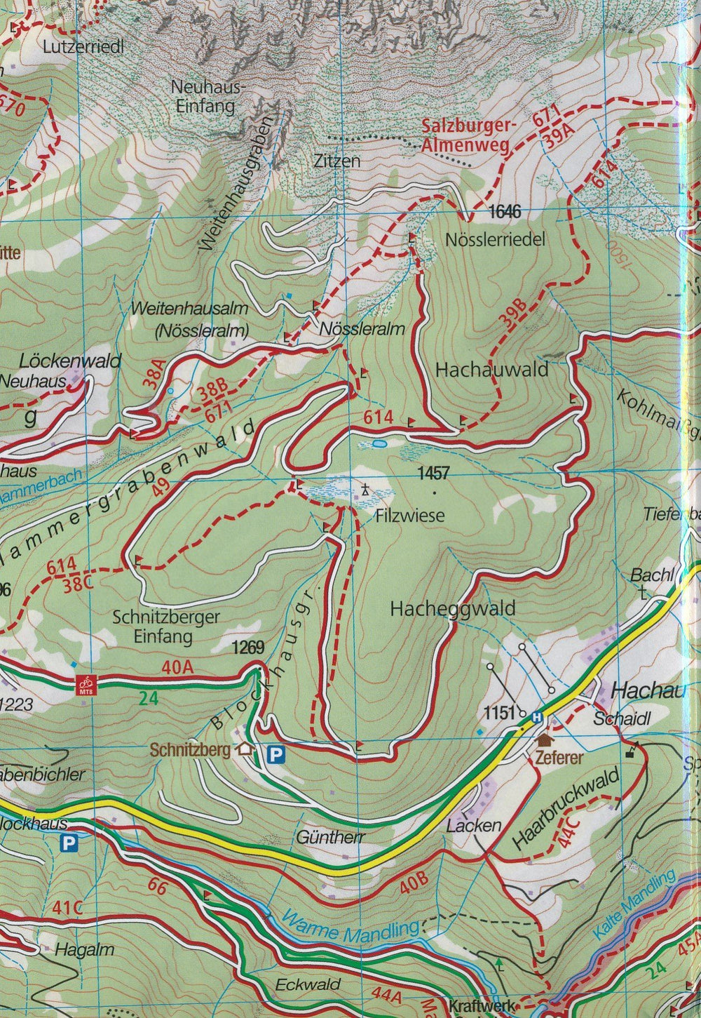 Carte de randonnée n° 009 - Kufstein, Walchsee St. Johann in Tirol + Aktiv Guide (Tyrol, Autriche) | Kompass carte pliée Kompass 