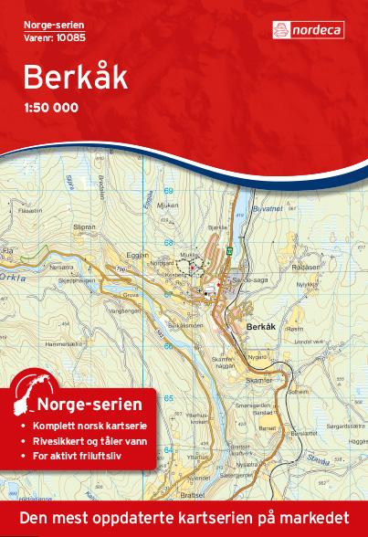 Carte de randonnée n° 10085 - Storen (Norvège) | Nordeca - Norge-serien carte pliée Nordeca 