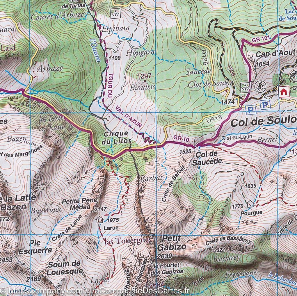 Carte de randonnée n° 12 - Gavarnie & Ordesa (Pyrénées) | Rando Editions carte pliée Rando Editions 