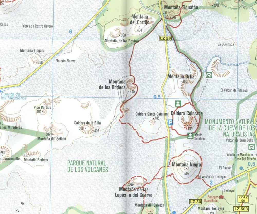 Carte de randonnée - Lanzarote, n°241 | Kompass - La Compagnie des Cartes