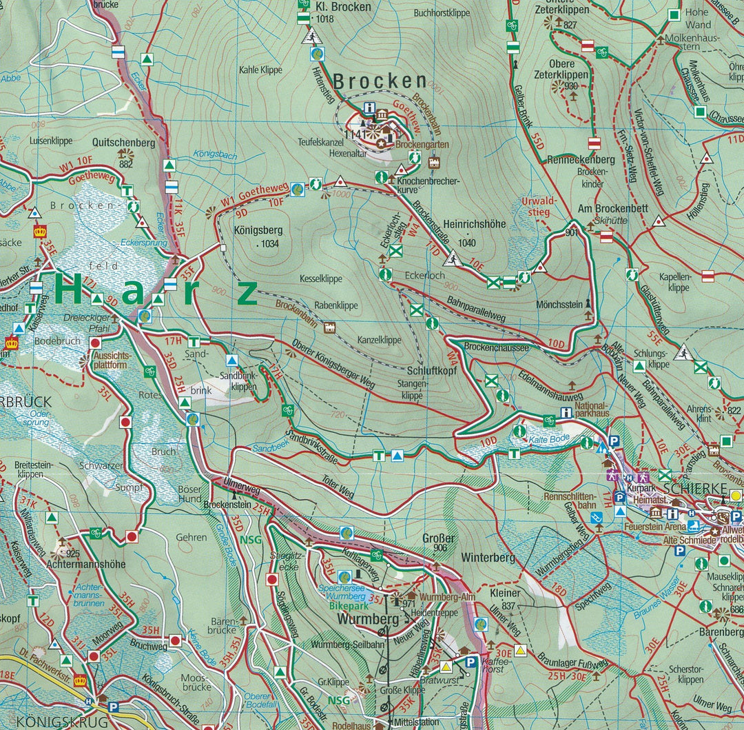 Carte de randonnée n° 473 - Pfälzerwald Süd (Allemagne) | Kompass carte pliée Kompass 