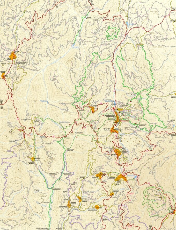 Carte de randonnée n° 503 - Marathasa (Chypre) | Terrain Cartography carte pliée Terrain Cartography 