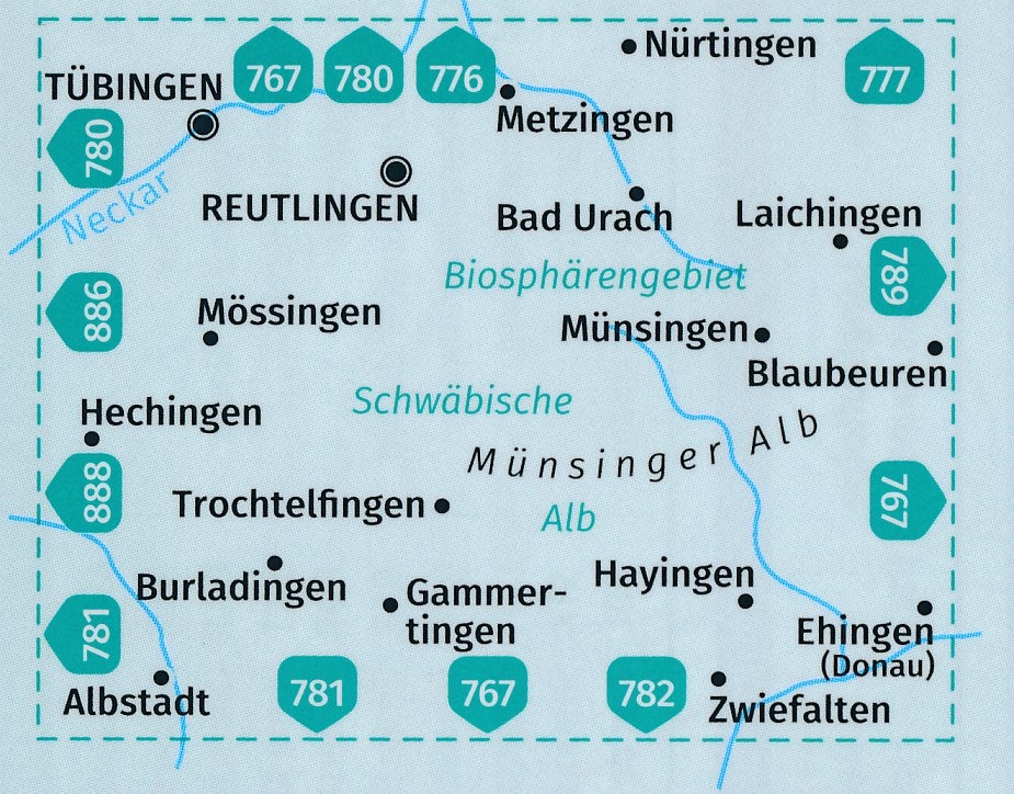 Carte de randonnée n° 779 - Mittlere Alb, Münsinger Alb + Aktiv Guide (Allemagne) | Kompass carte pliée Kompass 