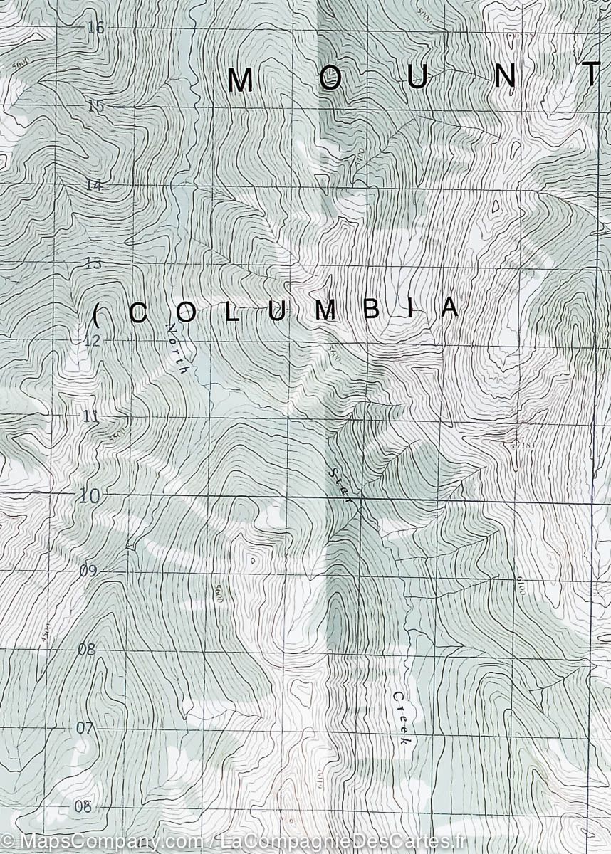 Carte de randonnée &#8211; Parc de Bowron Lakes (Colombie Britannique, Canada) | ITM - La Compagnie des Cartes