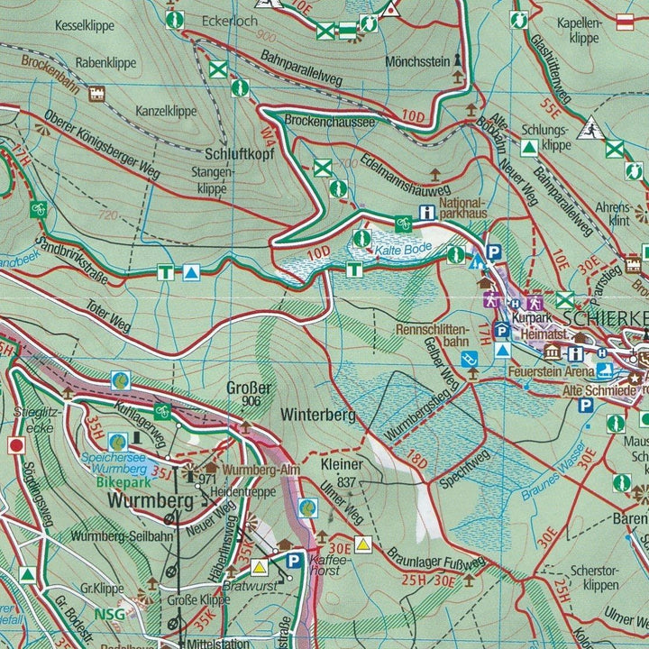 Carte de randonnée n° 825 - Saarland + Guide (Allemagne) | Kompass carte pliée Kompass 