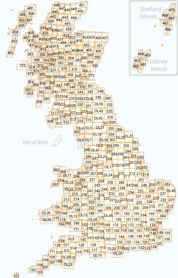 Carte de randonnée n° OL045 - Cotswolds (the) (Grande Bretagne) | Ordnance Survey - Explorer carte pliée Ordnance Survey 