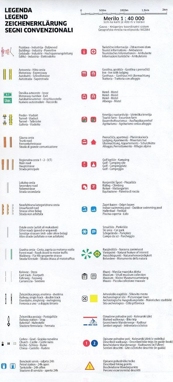 Carte de randonnée - Skofjelosko, Idrijsko, Cerkljansko hribovje (Slovénie) | Kartografija carte pliée Kartografija 