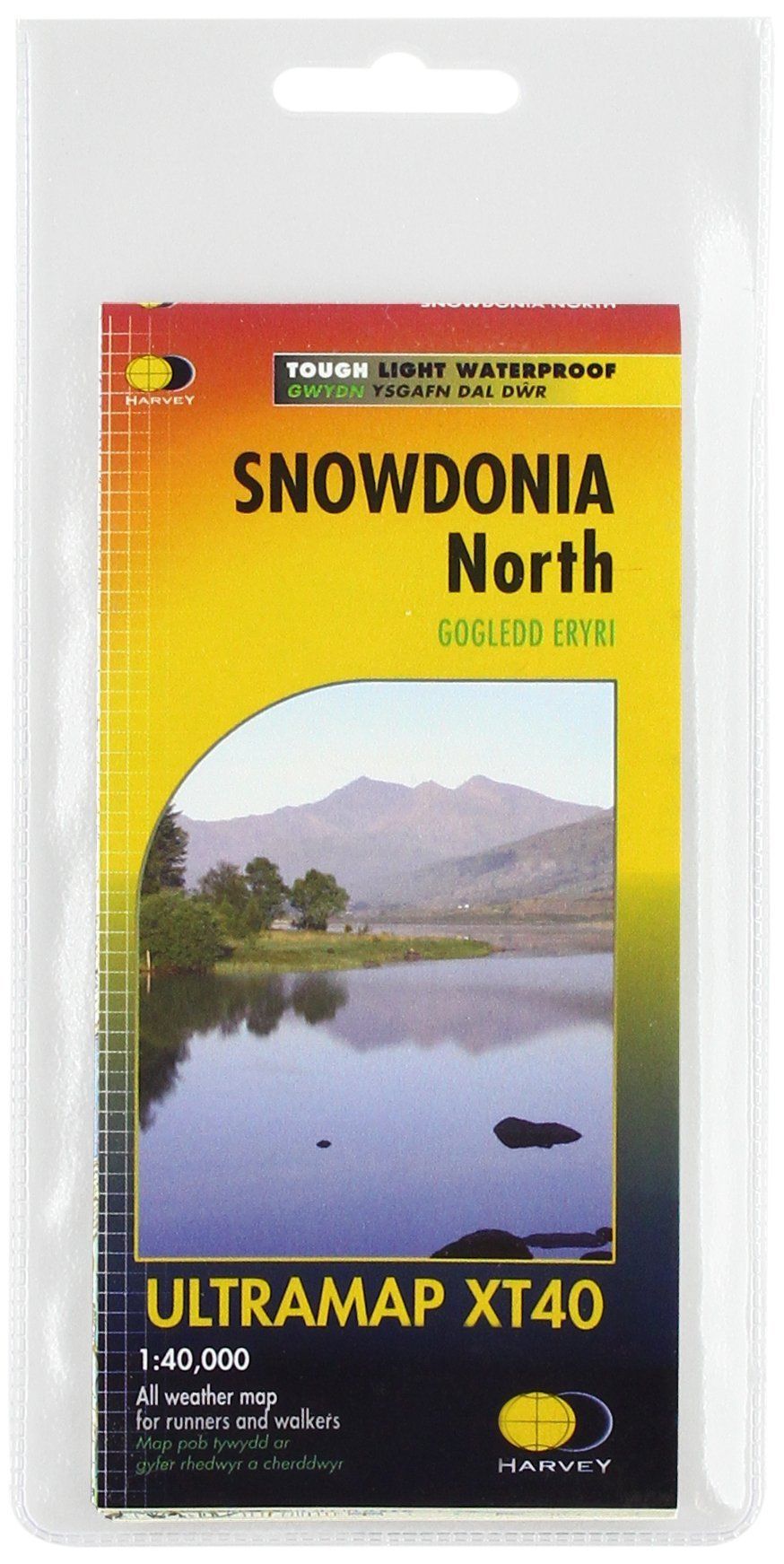 Carte de randonnée - Snowdonia Nord XT40 | Harvey Maps - Ultramap carte pliée Harvey Maps 