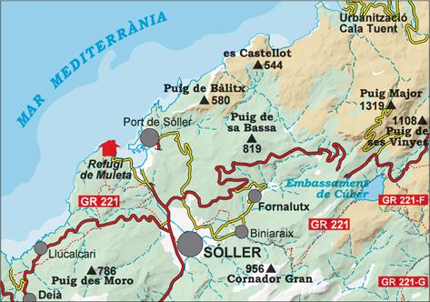 Carte de randonnée - Soller (Majoque) | Alpina carte pliée Editorial Alpina 