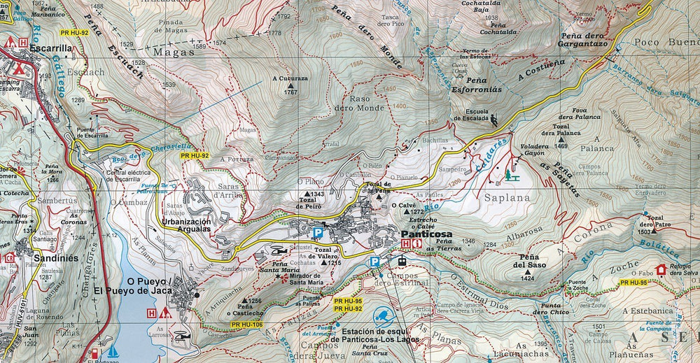 Carte de randonnée de la Vallée de Tena (Pyrénées, Aragon, Espagne) | Alpina - La Compagnie des Cartes
