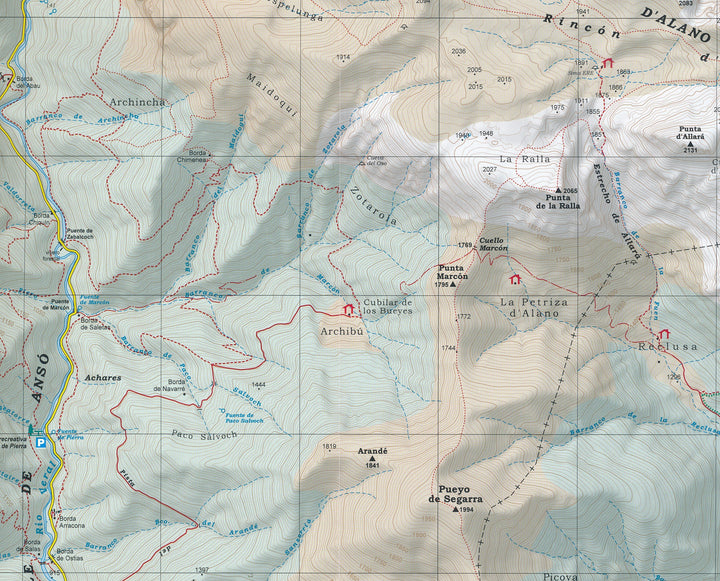 Carte de randonnée des Vallées de Belagua et Roncal (Pyrénées) | Alpina - La Compagnie des Cartes