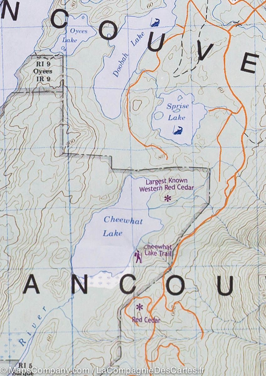 Hiking Map - West Coast Trail & Carmanah Valley (British Columbia) | I ...