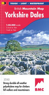 Carte de randonnée - Yorkshire Dales XT40 BMM | Harvey Maps - British Mountain carte pliée Harvey Maps 