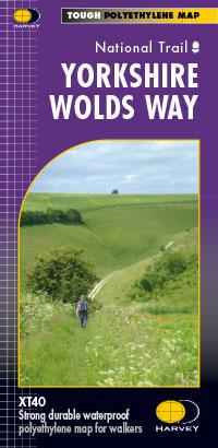 Carte de randonnée - Yorkshire Wolds Way XT40 | Harvey Maps - National Trail maps carte pliée Harvey Maps 