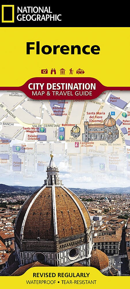 carte de voyage - Florence (Italie) | National Geographic Maps carte pliée National Geographic 