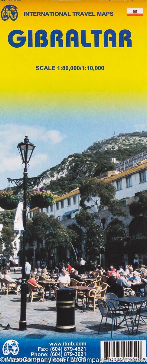 Carte de voyage - Gibraltar | ITM carte pliée ITM 