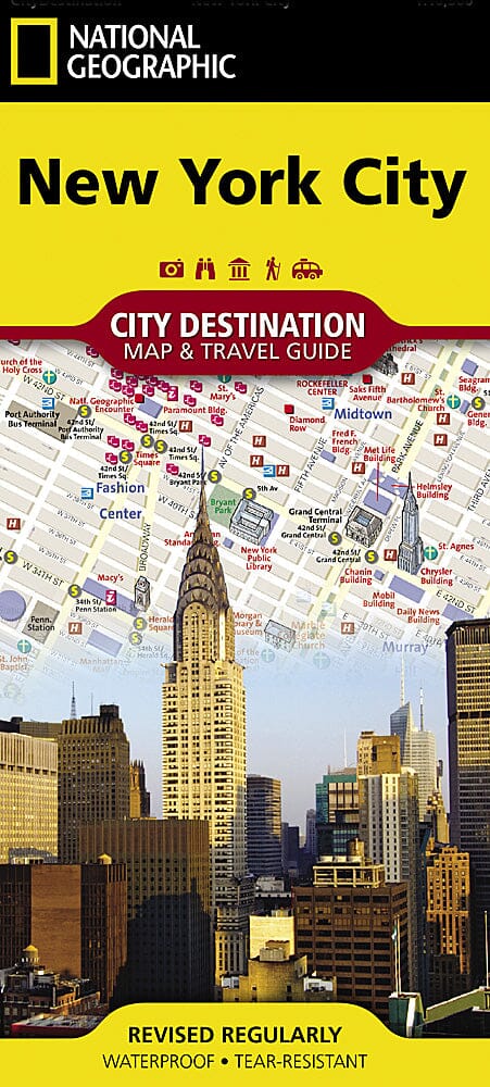 Carte de voyage - New York City | National Geographic carte pliée National Geographic 