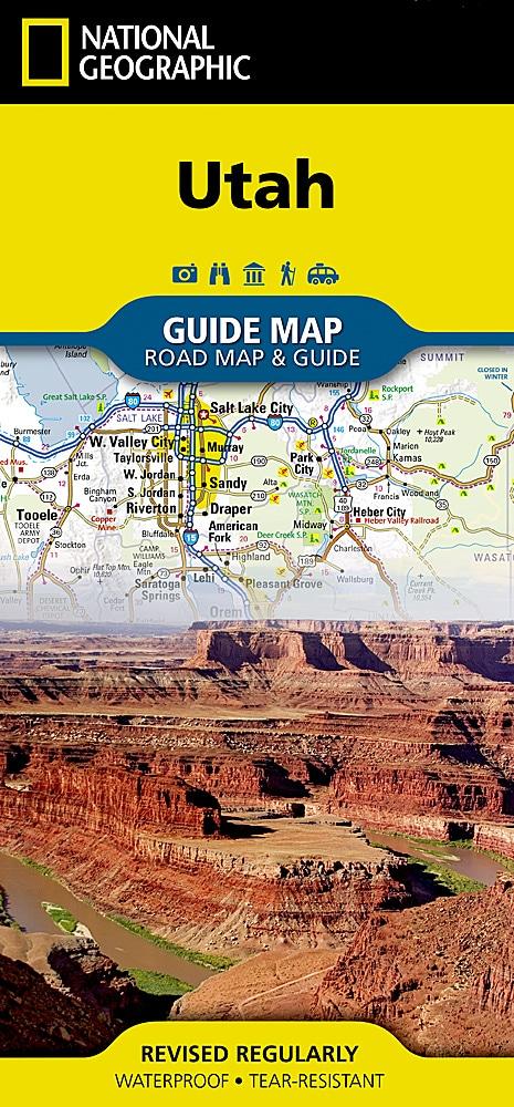 Carte de voyage de l'Utah | National Geographic - La Compagnie des Cartes