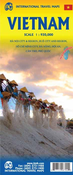 Carte de voyage - Vietnam | ITM carte pliée ITM 