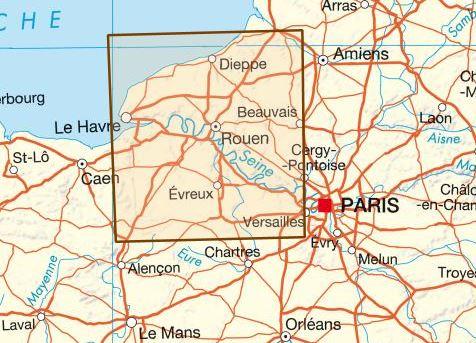 Carte départementale D27-76 - Eure & Seine-Maritime | IGN carte pliée IGN 