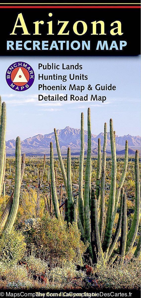 Arizona Recreation Map | Benchmark Road Map 