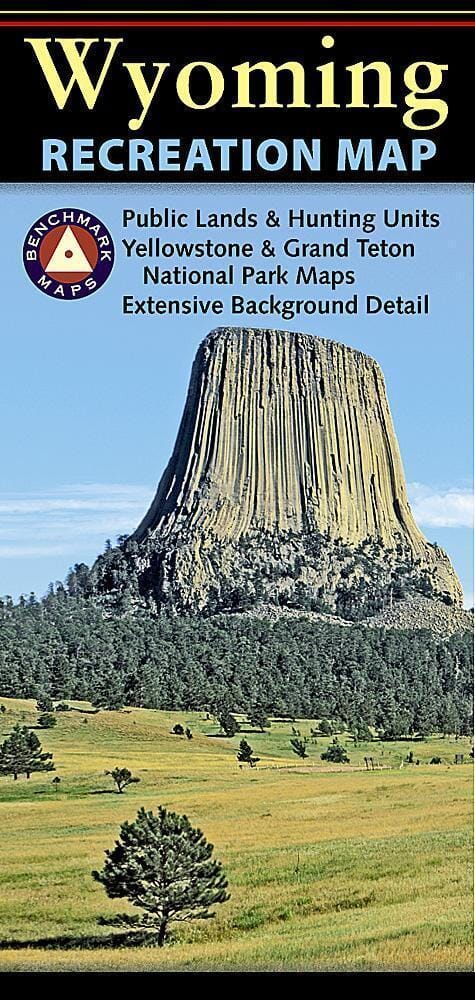 Wyoming Recreation Map | Benchmark Road Map 