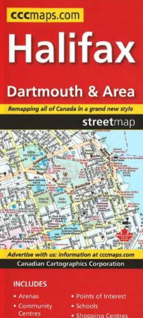 Halifax, Dartmouth and Area Street Map by Canadian Cartographics Corporation